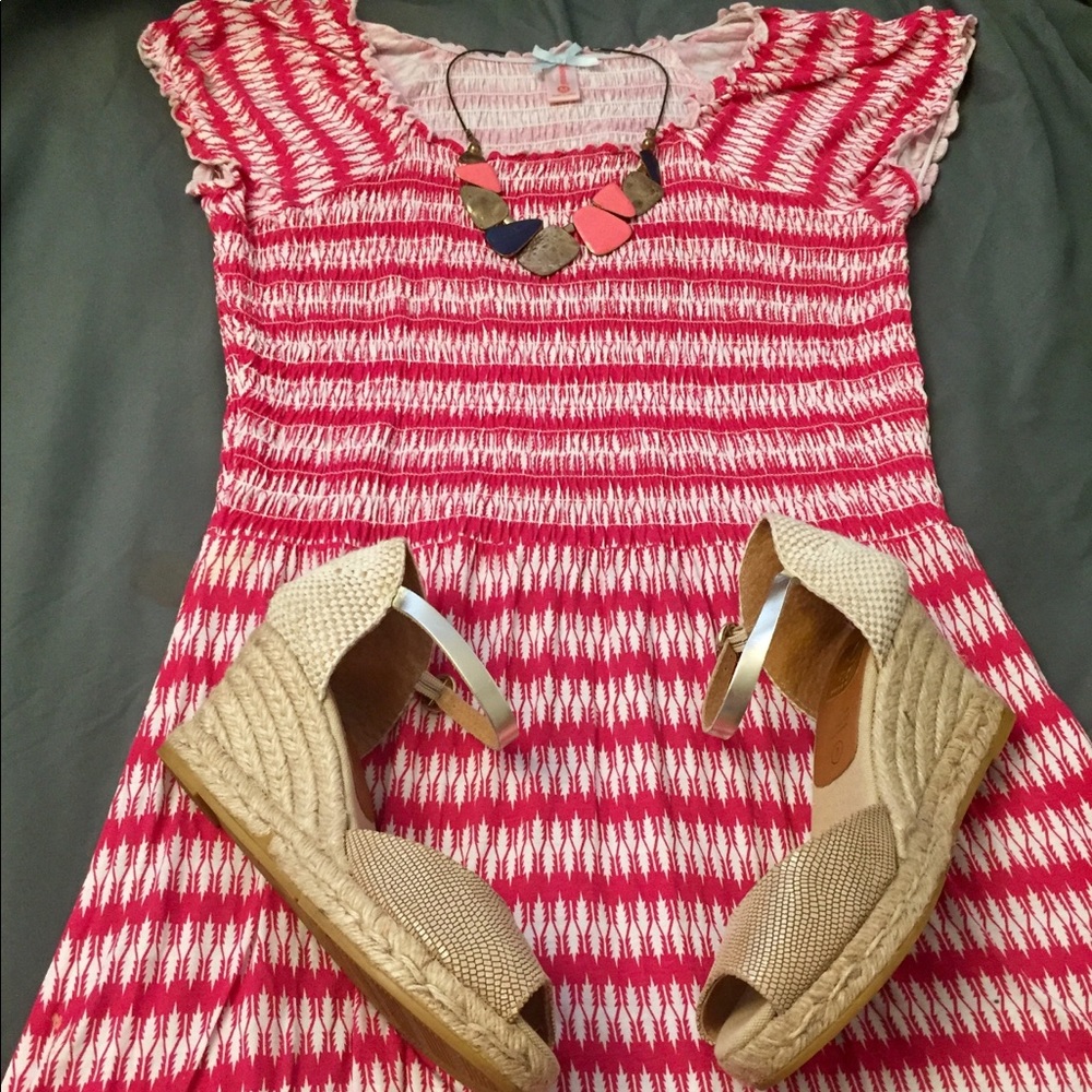 Medium Women Down East Pink  Maxi Dress